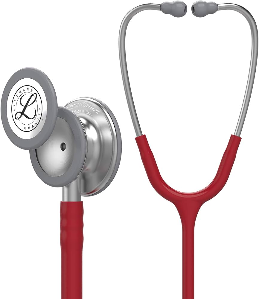 Stethoscope 27" (Burgundy Tube)