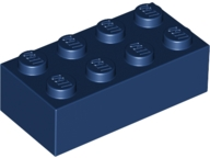 Brick - Dark Blue (2 X 4)