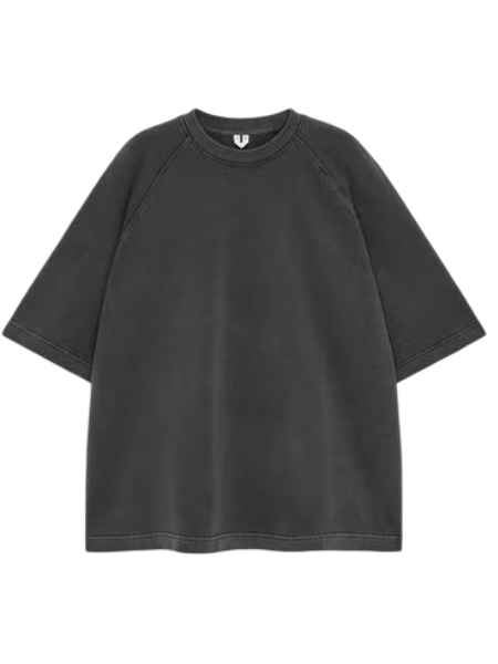 Women's Short Sleeve Sweatshirt (Black)