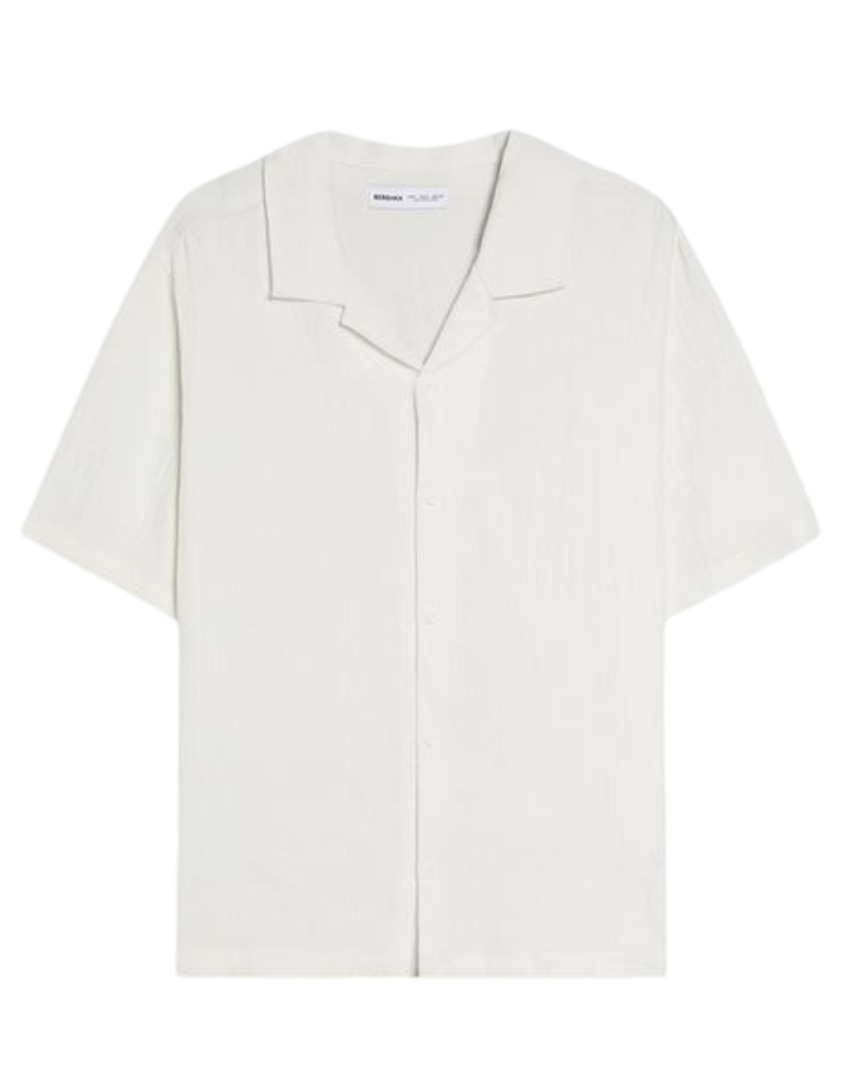 Rustic Short Sleeve Shirt (White)