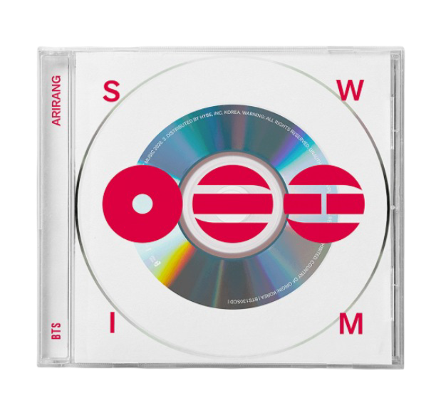 BTS Swim: Original & Instrumental Single CD