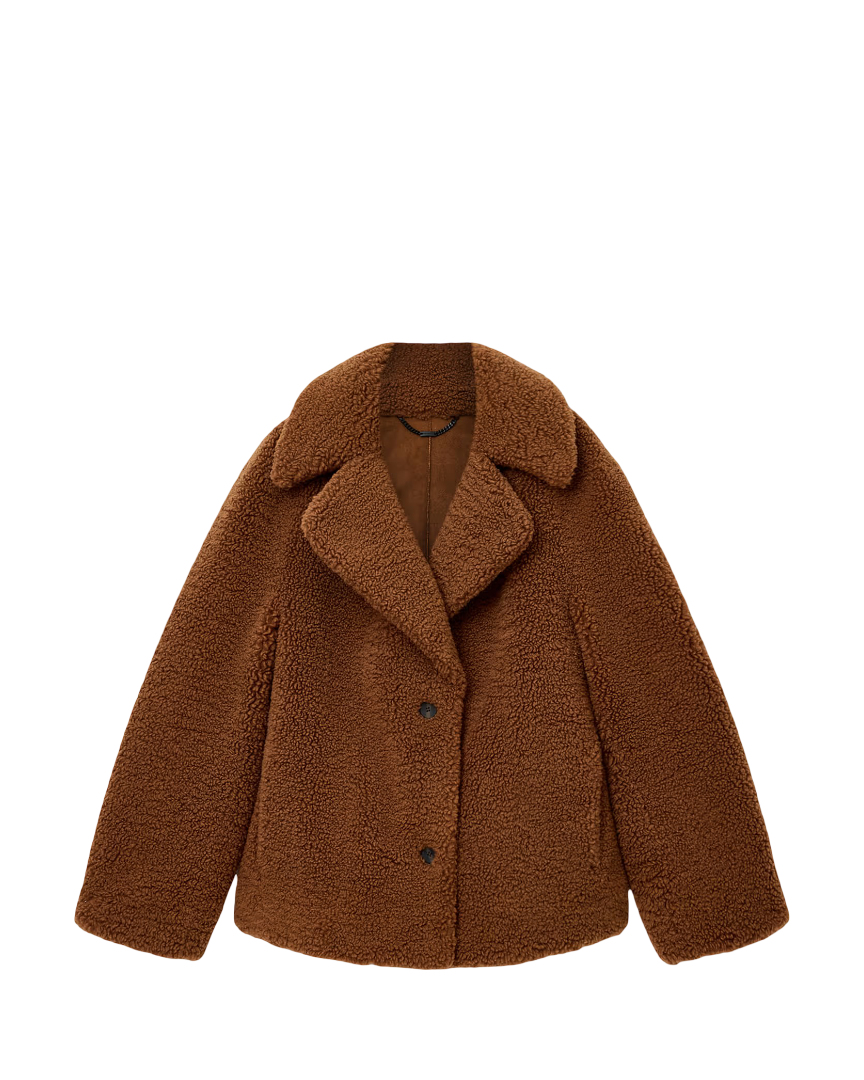 Eddie Faux Teddy Jacket