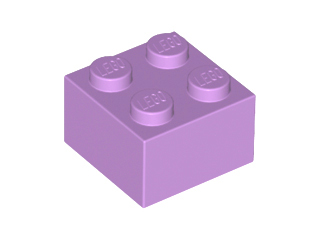 Brick - Medium Lavender (2 X 2)