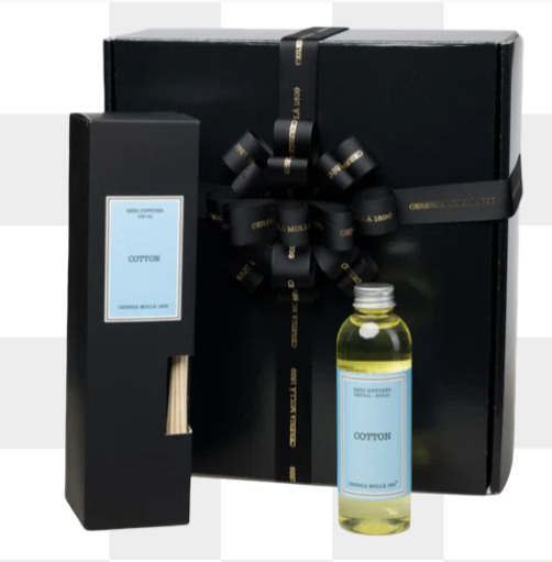 Molla 1899: Mikado Reed Diffuser 100ml + Refill 200ml Cotton Geurstokjes Set