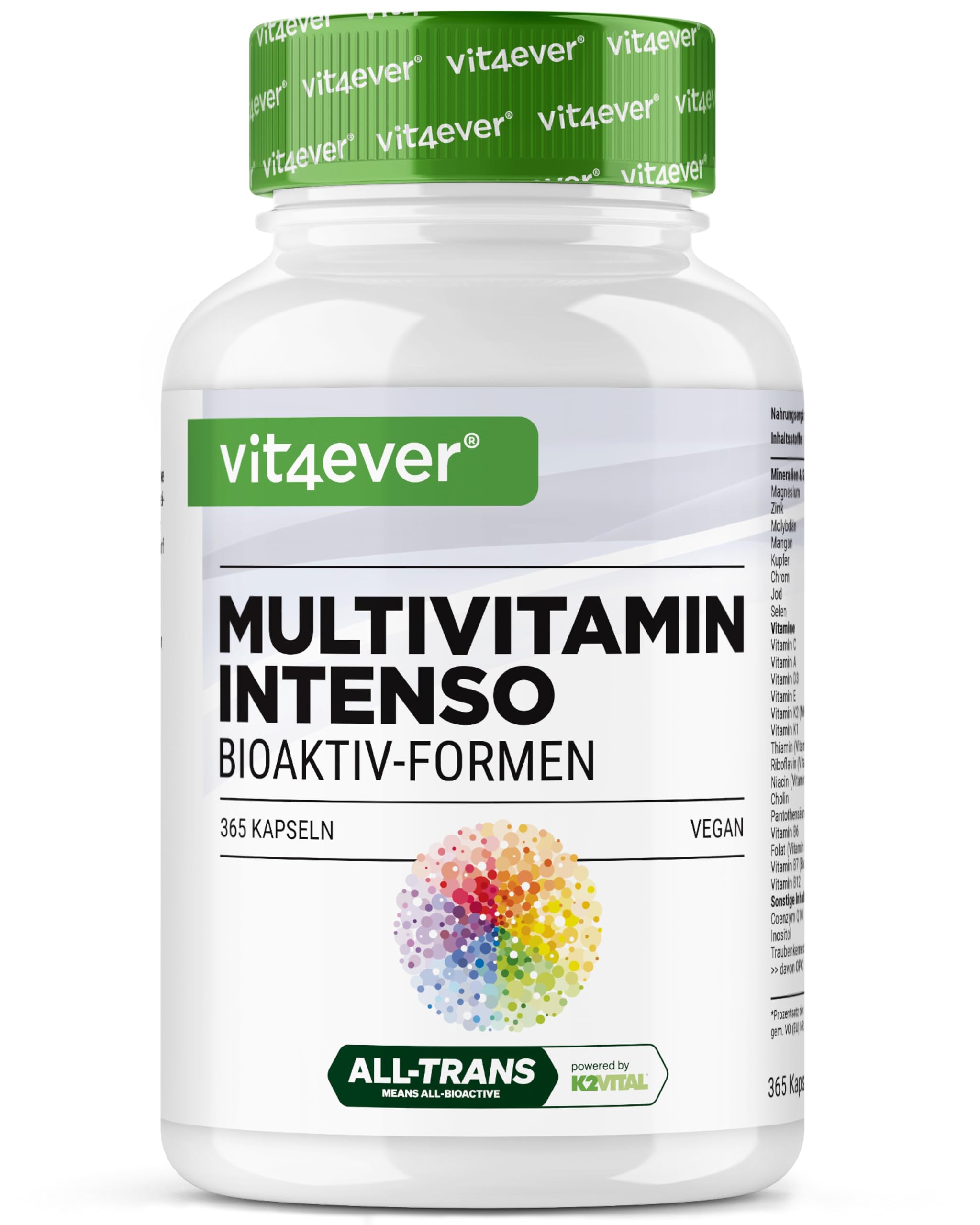 Vit4ever: Premium Multivitamin A-Z (365 Capsules)