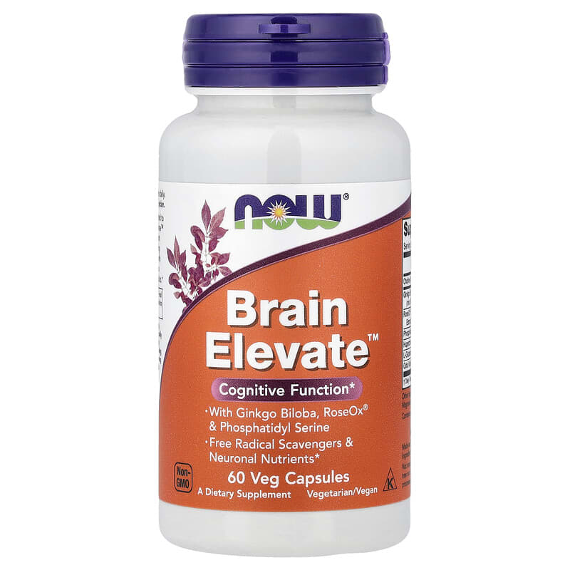 NOW Foods: Brain Elevate (60 Veg Capsules)