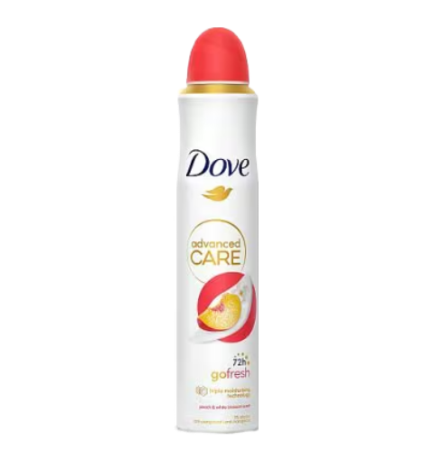 Dove: Advanced Care Antiperspirant Peach & White Blossom - 200ml