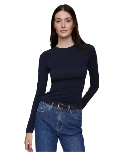 CloseKnit Jersey T-Shirt (Navy Blue)