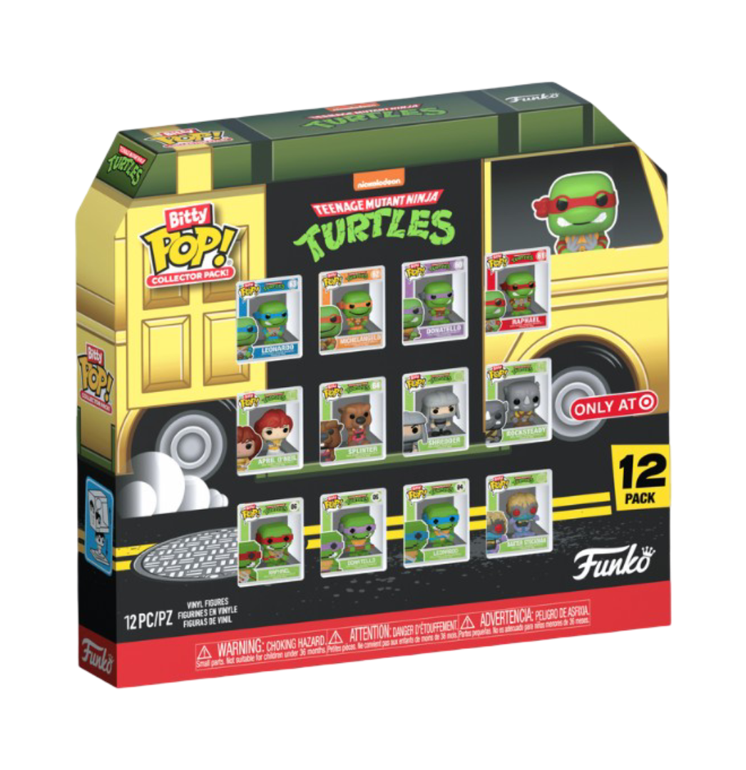 Bitty Pop! Animation: Collector Pack Teenage Mutant Ninja Turtles (Set of 12)