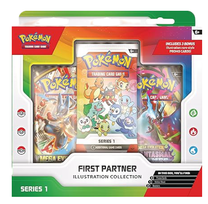 Pokemon Trading Card Game: First Partner Illustration Collection Series 1 Booster Pack
