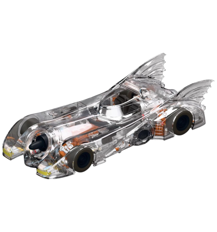 Super7 Super Cyborg: 1989 Batmobile (Clear Edition)