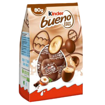 Kinder Bueno: Easter Chocolate Eggs - 80g