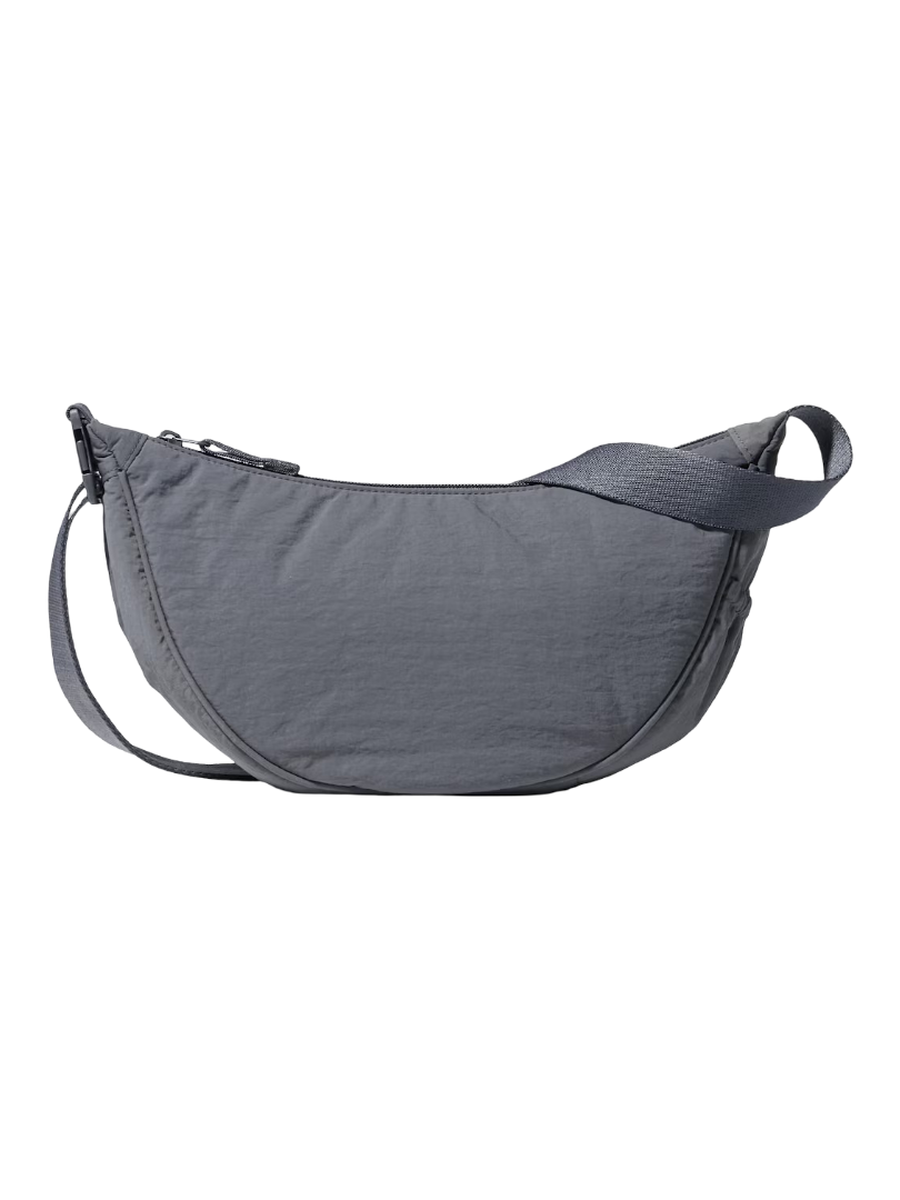 Round Mini Shoulder Bag (Dark Grey)