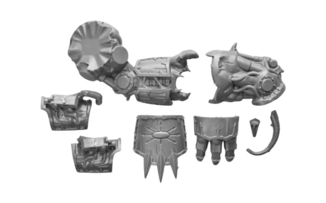Chaos Space Marines Helbrute Power Fist (8 Pcs - Left)