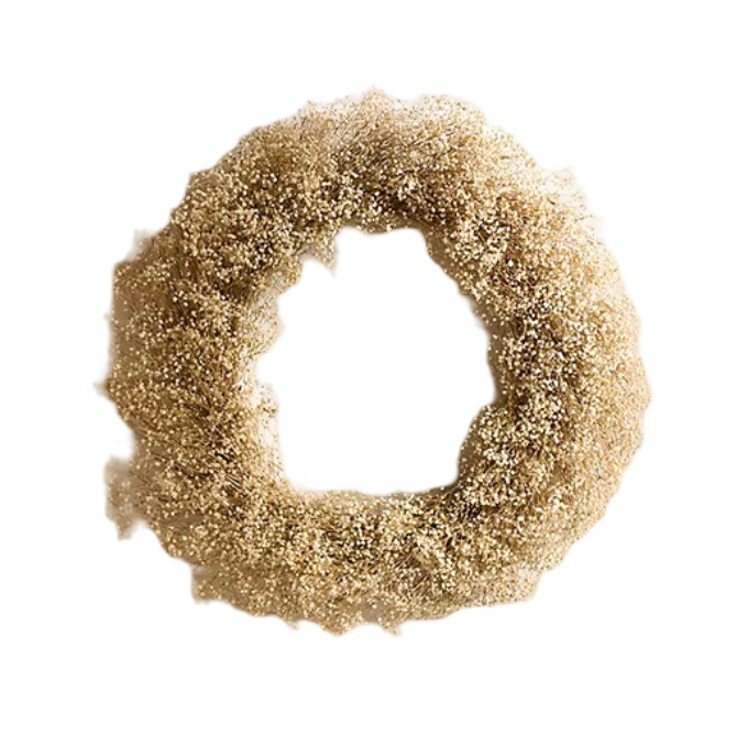 Dried Gypsophila Wreath
