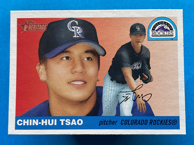 2004 Topps Heritage #33 Chin-Hui Tsao