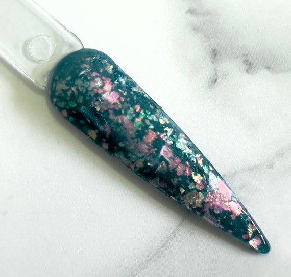 Where The Forest Meets The Sea Thermal Nail Dip Powder (Teal)