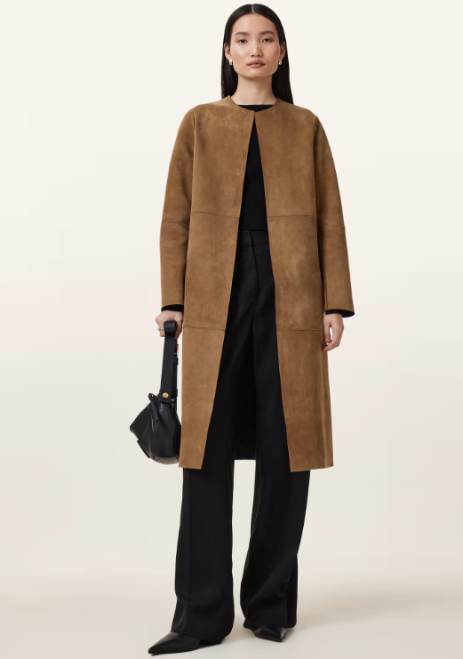Women's Selby 2-in-1 Reversible Suede Mac Coat