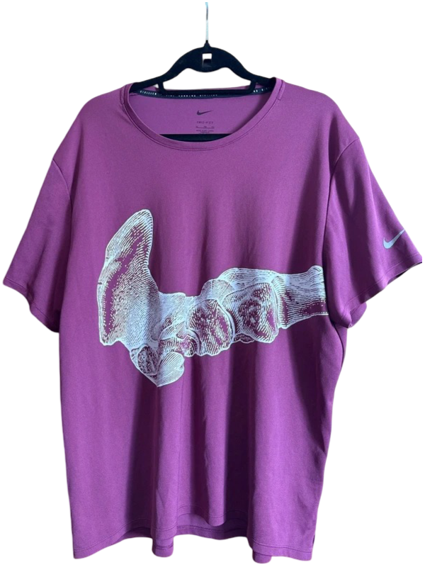 Nike: Women’s Dri-FIT Gym T-Shirt (Purple)