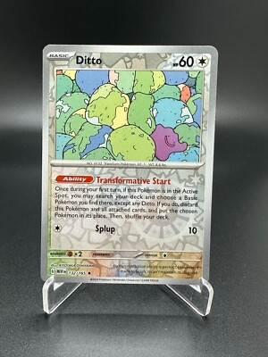 Pokémon TCG: Ditto #132 (Italian, Mewtwo Set, Rare Holo)