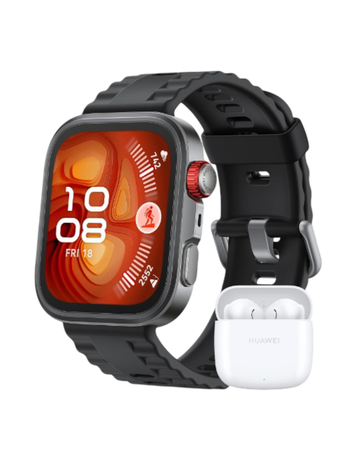 Huawei: Watch Fit 4 Pro & Free Buds SE 2 Bundle (Black/White)