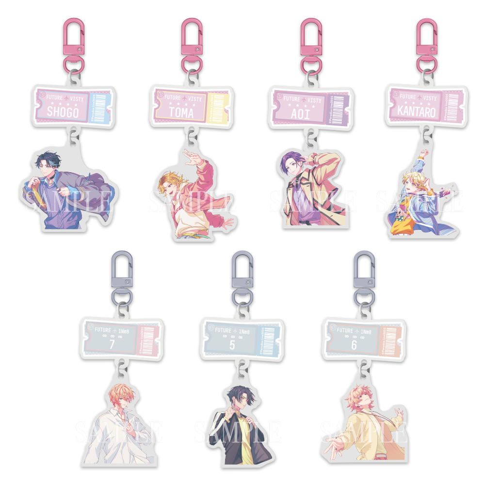 2 Row Keychain Paradox Live Future