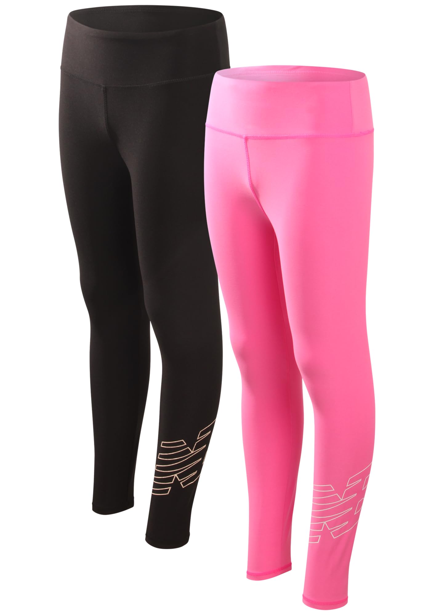 Girls' New Balance: Athletic Leggings (2-Pack)
