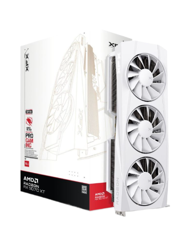 XFX: Radeon RX 9070 XT Quicksilver White Gaming Edition 16GB GDDR6