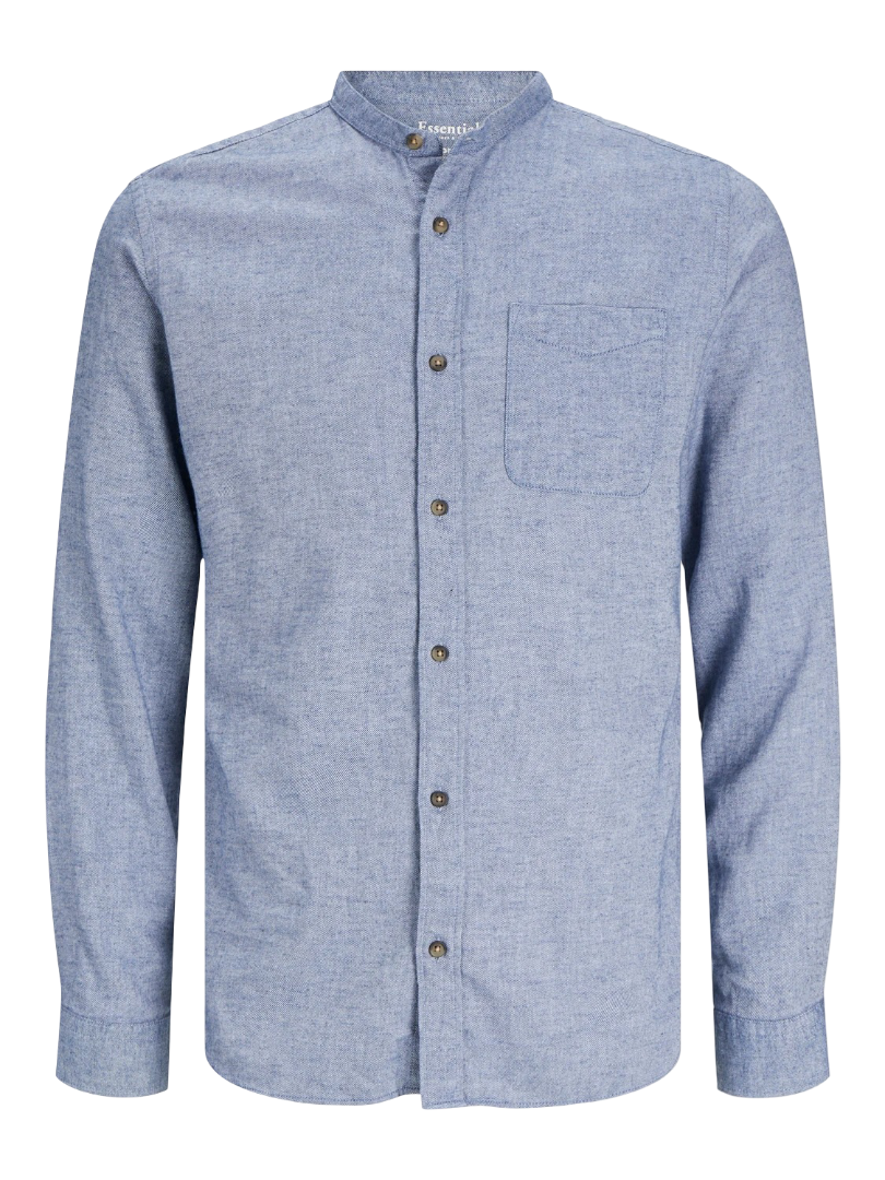 Comfort Fit Casual Shirt (Faded Denim)