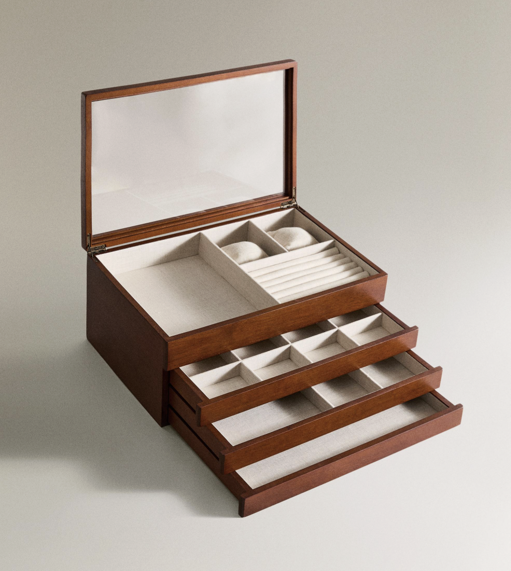 Large Wooden Jewellery Box
