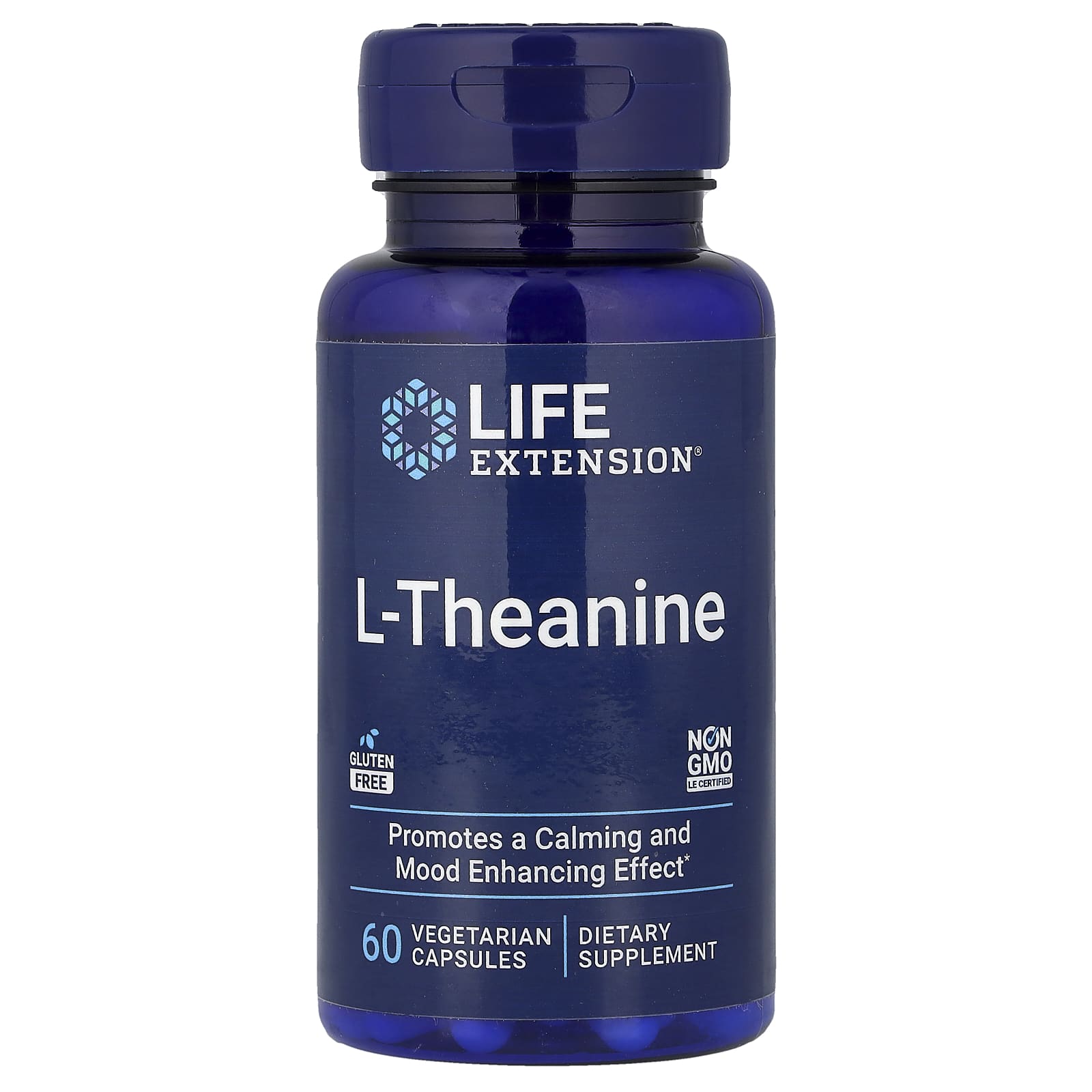Life Extension: L-Theanine (60 Vegetarian Capsules)