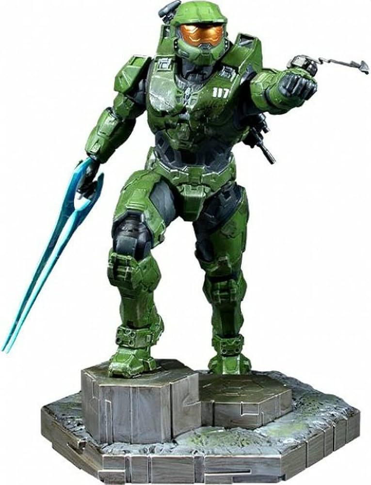 Dark Horse Comics: Halo Infinite Master Chief Grappleshot PVC Statue (Green)
