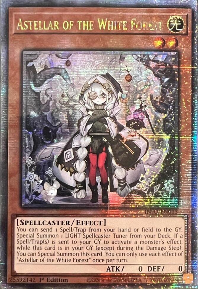 Yu-Gi-Oh! TCG: Astellar of the White Forest (Secret Rare, The Infinite Forbidden)