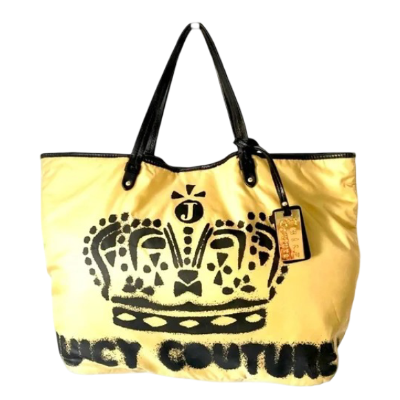 Juicy Couture: Rare Vintage Graffiti Tote Bag