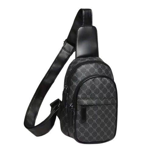 Men's Trendy Sling Bag (Black)
