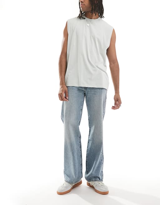 Men's Levi's: 567 Relaxed Flare Jeans (Light Wash)