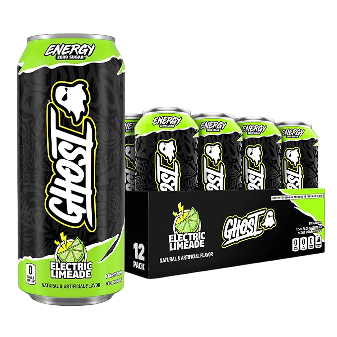 Ghost: Electric Limeade Energy Drink - 16oz (Pack of 12)
