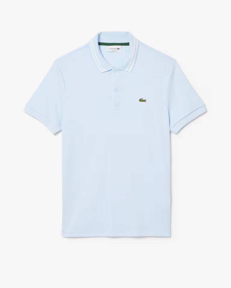 Men's Regular Fit Pima Cotton Polo (Light Blue)