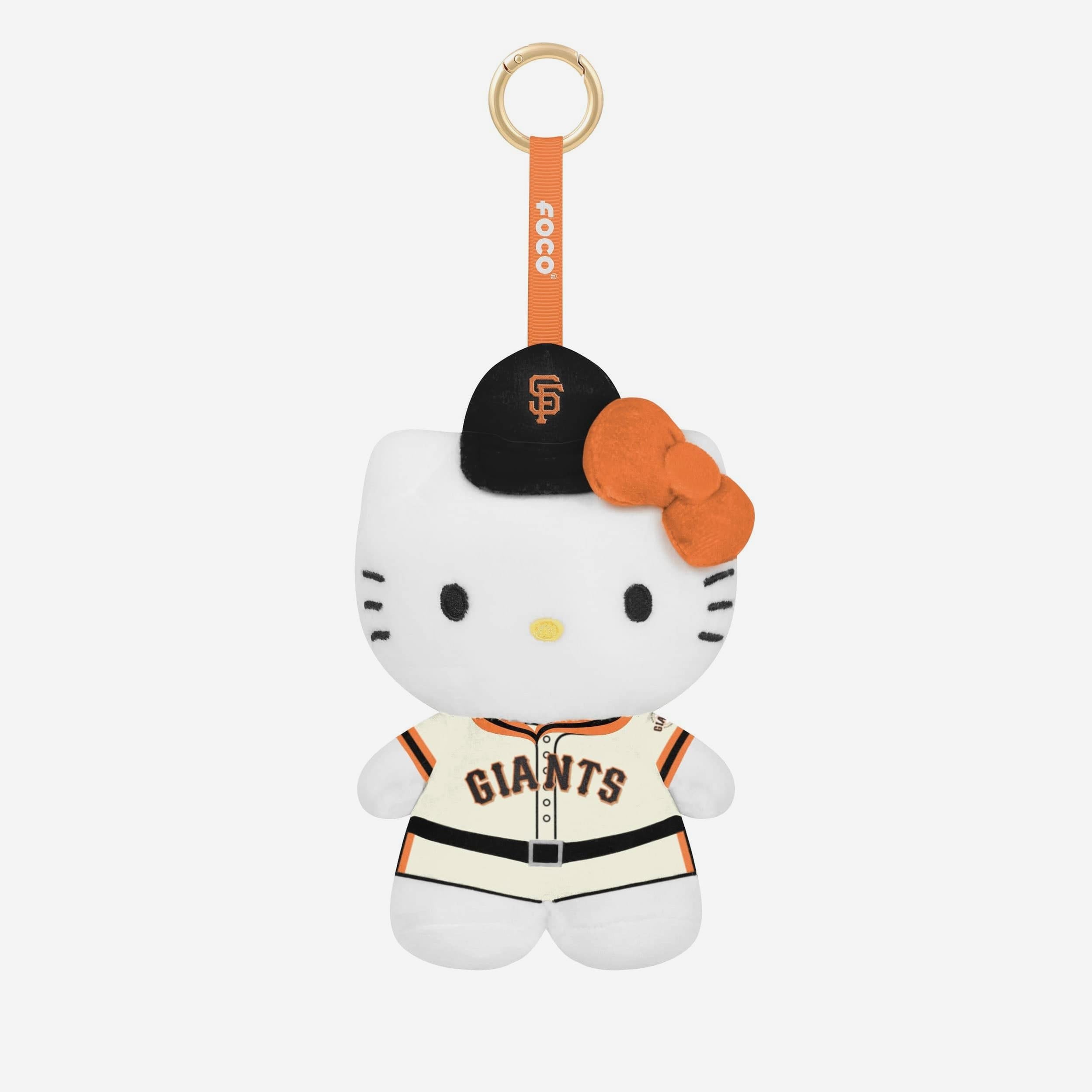 Hello Kitty x San Francisco Giants Plush Mascot Keychain