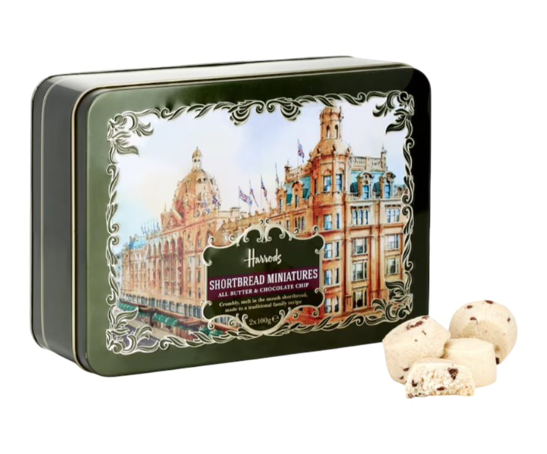 Harrods: Heritage Mini Plain And Choc Chip Shortbread Selection - 200g
