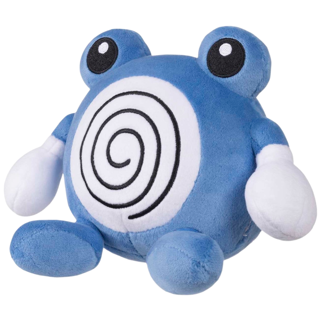 Poliwhirl Pokemon Dolls Plush - 7 In.