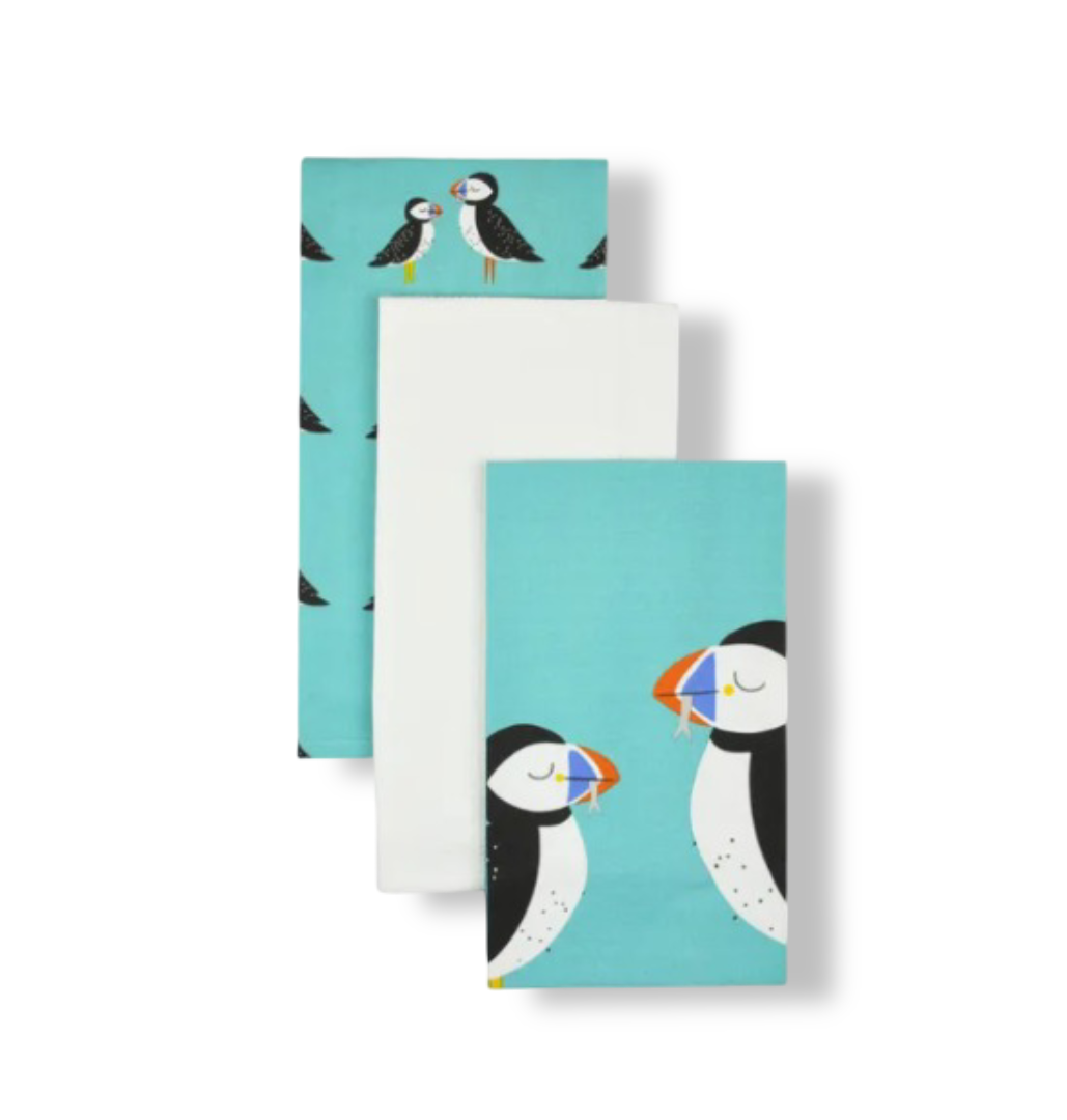 Puffin Tea Towels (3 Set)