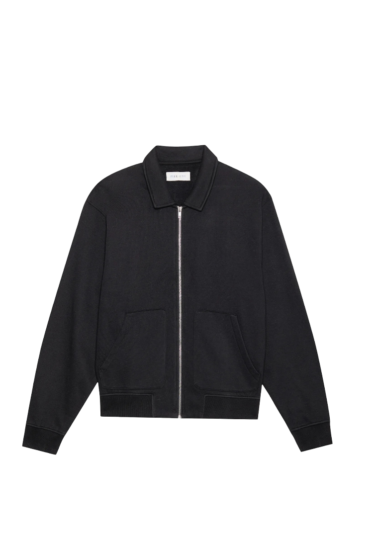 Pier One: Zip-Up Sweatshirt (Black)