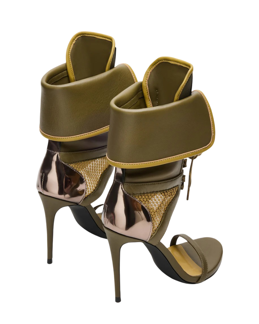 Casella Olive Heels