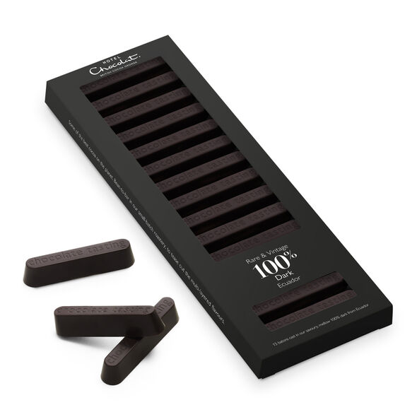 100% Dark Chocolate Batons - Rare & Vintage - 120g