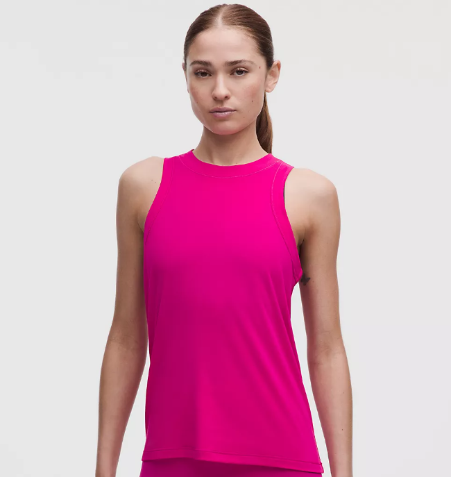 Women's Jersey Training Tank Top (Pink)