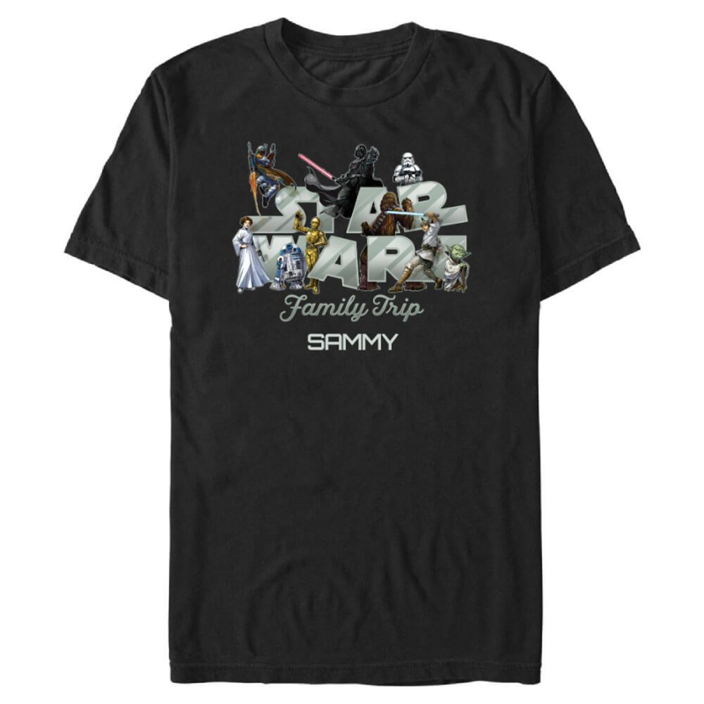 Star Wars: Adults T-Shirt ''Family Trip'' (Customized)