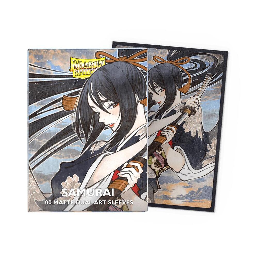 Dragon Shield Sleeves: 100-Pack (Matte Dual Samurai)