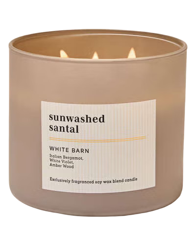 3-Wick Candle: Sunwashed Santal - 411g