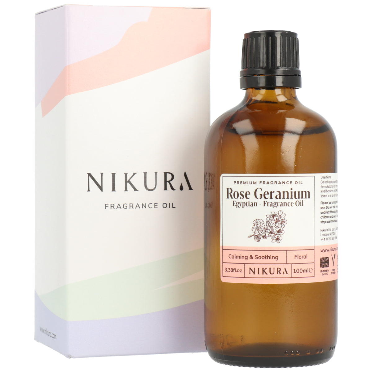Rose Geranium (Egyptian) Premium Fragrance Oil - 100ml